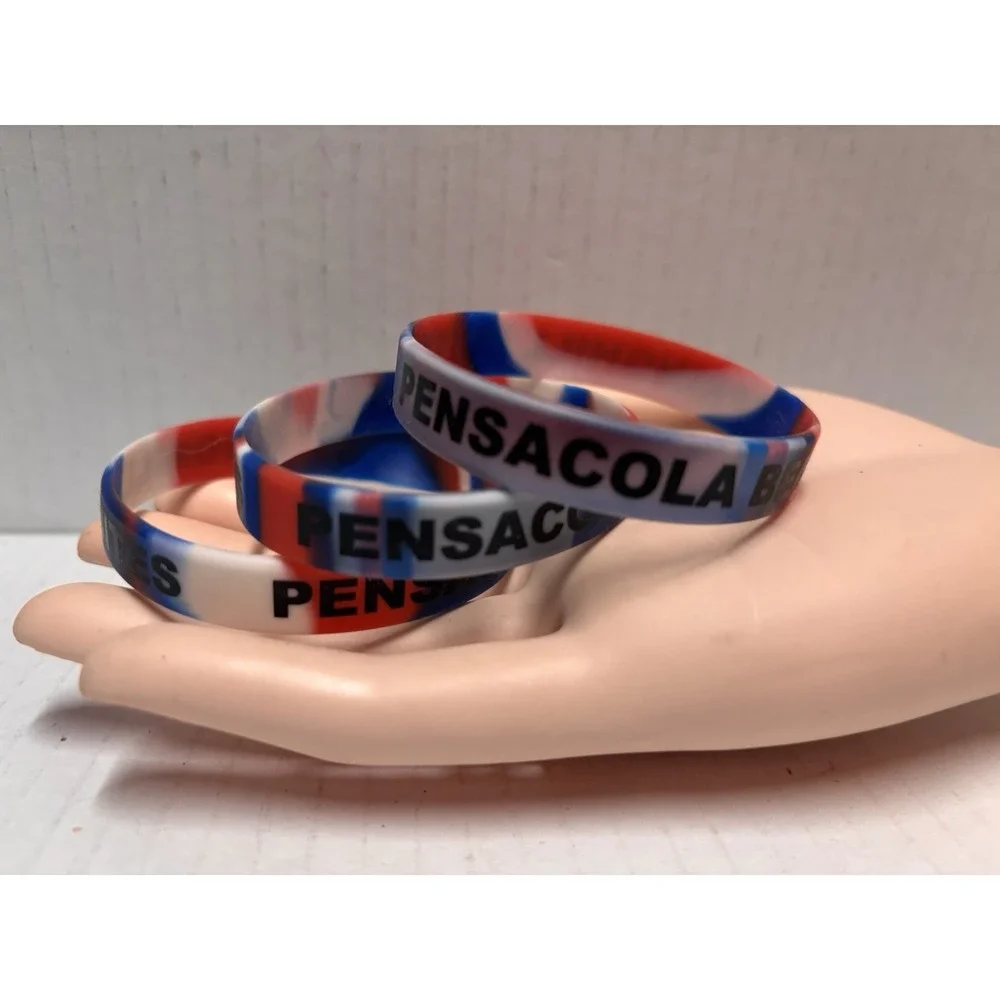 3‎ MARRIOTT Pensacola Beach silicone bracelet wristband Blue Angels summer 2025